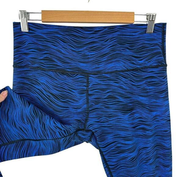 Lululemon x SoulCycle High Times Pant leggings in Life Lines Cerulean Size 12 - Picture 5 of 16